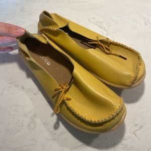 PERFECT CONDITION Yellow/Mustard Loafers